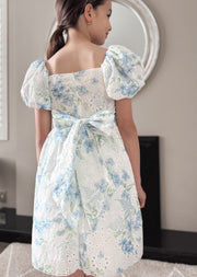 Fern Puff Sleeve Girls Dress SIZE 7 & 8 - A Little Lacey