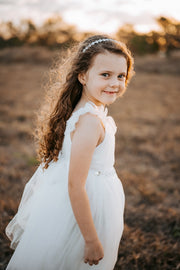 Phoebe Girls Crystal Headband - A Little Lacey