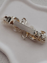 Flora Crystal Girls Barrette - A Little Lacey