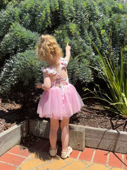 Frankie Baby Tutu Romper - Strawberry - A Little Lacey