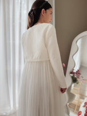 Felicity Long Sleeve Girls Jacket - A Little Lacey