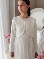 Felicity Long Sleeve Girls Jacket - A Little Lacey