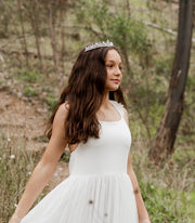 Silver Princess Girls Tiara - A Little Lacey