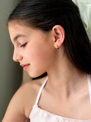 Girls Gold Cross Earrings - A Little Lacey