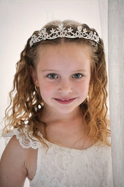 Silver Starlight Girls Tiara - A Little Lacey