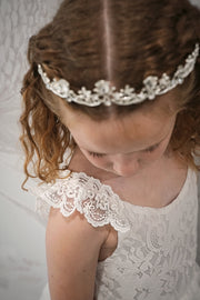 Silver Starlight Girls Tiara - A Little Lacey