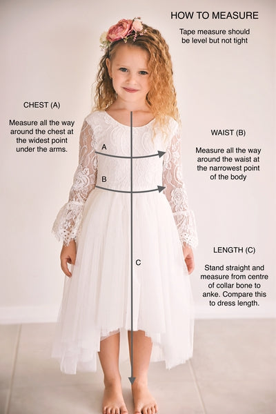 How to measure chest, waist and length
