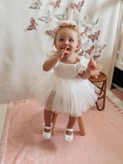 Iris Baby Girls Flower Headband - A Little Lacey