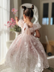 Isla Rose Girls Light Pink Dress - A Little Lacey