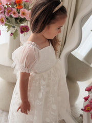Isla Rose Girls Ivory Dress - A Little Lacey