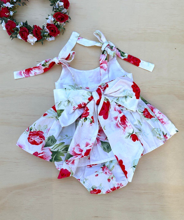 Josephine Floral Baby Romper - Baby Rompers