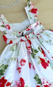 Faith Girls Christmas Rose Dress - A Little Lacey
