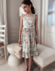 Josephine Floral Christmas Dress - Size 2 - A Little Lacey
