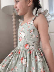 Josephine Floral Christmas Dress - Size 2 - A Little Lacey