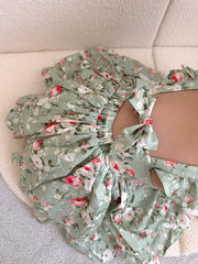 Josephine Floral Christmas Dress - Size 2 - A Little Lacey