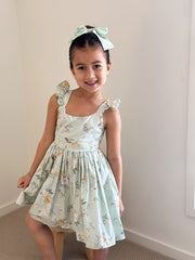 Katie Floral Girls Bow - A Little Lacey