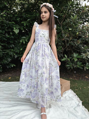 Leilani Girls Lilac Dress - A Little Lacey