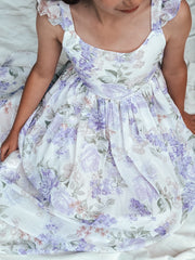 Leilani Girls Lilac Dress - A Little Lacey