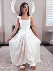 Leilani Girls Ivory Dress - A Little Lacey