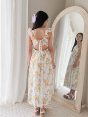 Leilani Girls Dress Spring Floral - A Little Lacey