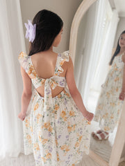 Leilani Girls Dress Spring Floral - A Little Lacey