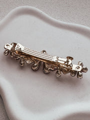 Lila Crystal Girls Barrette - A Little Lacey