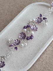 Lilac Bloom Girls Headband - A Little Lacey