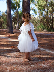 Liliana Girls White Dress - A Little Lacey