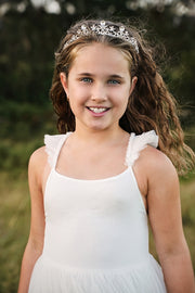 Silver Starlight Girls Tiara - A Little Lacey