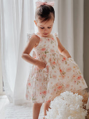 Lucinda Girls Floral Dress - A Little Lacey