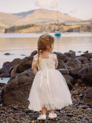 Layla Girls Ivory Tutu Dress - A Little Lacey