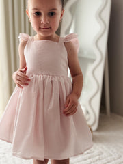 Lottie Girls Light Pink Dress - A Little Lacey