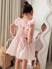 Lottie Girls Light Pink Dress - A Little Lacey