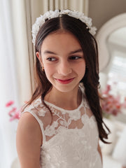 Lucia Blossom Girls Headpiece - A Little Lacey