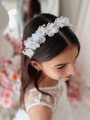 Lucia Blossom Girls Headpiece - A Little Lacey