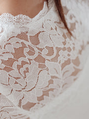 Lucille Girls White Lace Dress - A Little Lacey