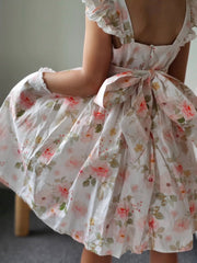 Lucinda Girls Floral Dress - A Little Lacey