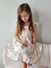 Lucinda Girls Floral Dress - A Little Lacey