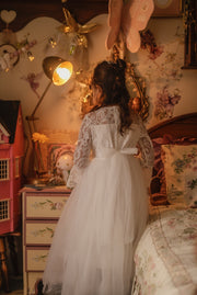 Madeleine Girls White Dress - A Little Lacey