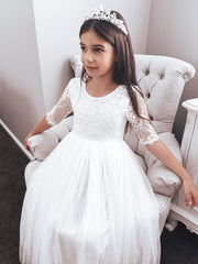 Maia White Lace Dress - A Little Lacey