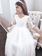 Maia White Lace Dress - A Little Lacey