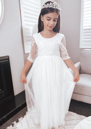 Maia White Lace Dress - A Little Lacey