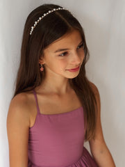 Maisie Girls Gold Headband - A Little Lacey
