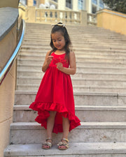 Mia Red Christmas Dress - A Little Lacey