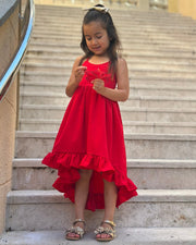 Mia Red Christmas Dress Size 4 - A Little Lacey