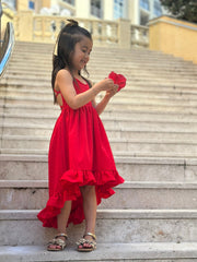 Mia Red Christmas Dress Size 4 - A Little Lacey