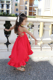 Mia Red Christmas Dress Size 4 - A Little Lacey