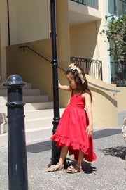 Mia Red Christmas Dress - A Little Lacey