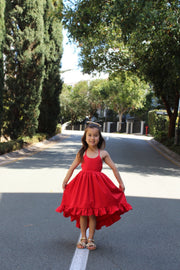 Mia Red Christmas Dress - A Little Lacey
