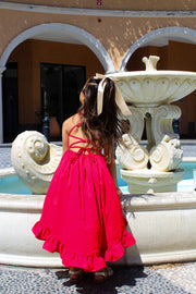 Mia Red Christmas Dress - A Little Lacey